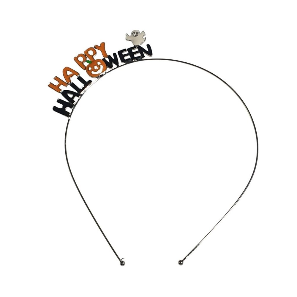 Happy Halloween Costume Party Metal Headband Ghost Pumpkin Decoration Hair Deco